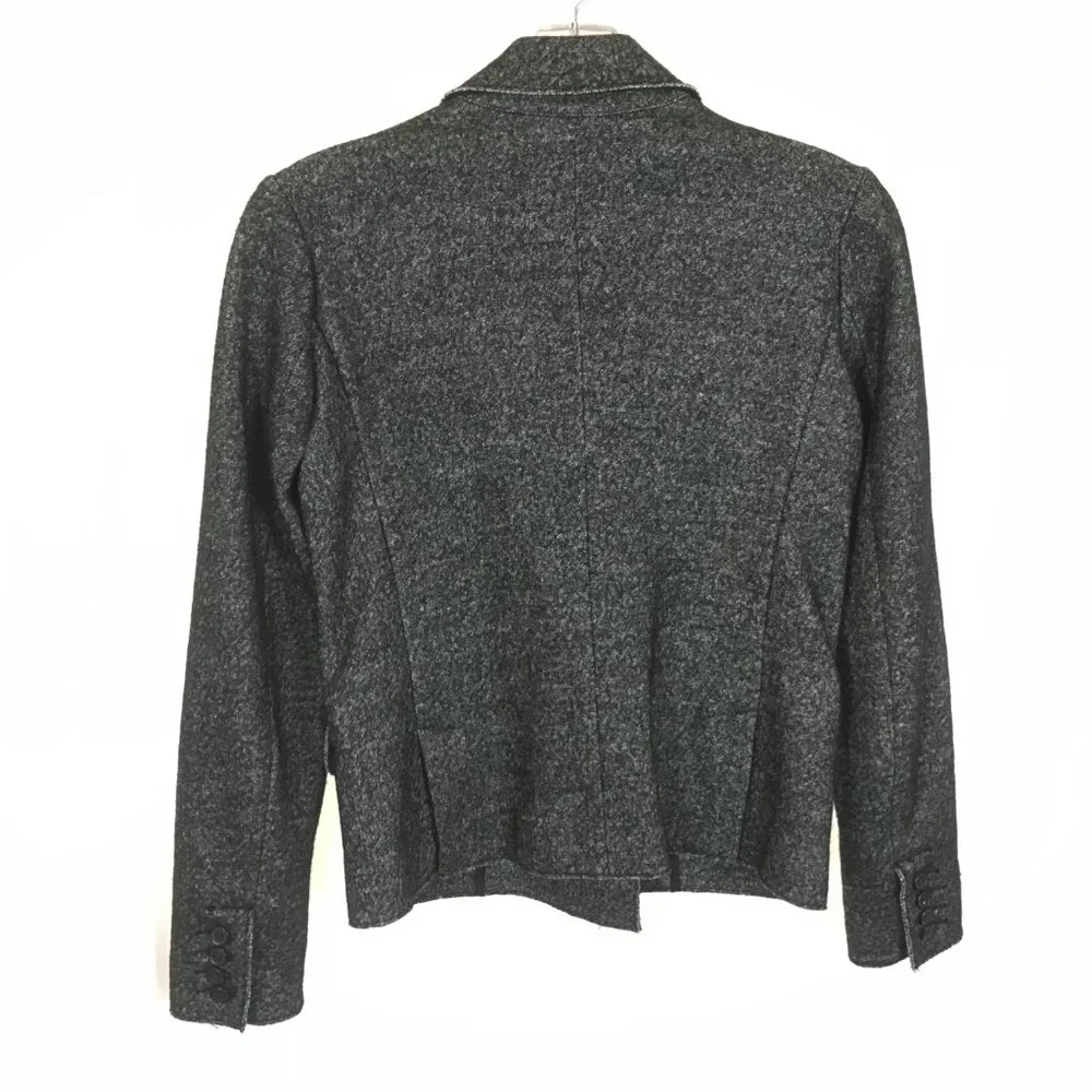 Womens Size 0 J. Crew Wool Blend Marled Thandie Blazer Jacket